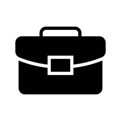 Handbag vector illustration, Baggage solid style icon