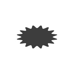 Star price tag or quality mark icon template color editable. Promo sale starburst or sticker of sunburst label symbol vector sign isolated on white background illustration for graphic and web design.