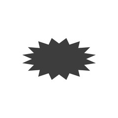 Star price tag or quality mark icon template color editable. Promo sale starburst or sticker of sunburst label symbol vector sign isolated on white background illustration for graphic and web design.