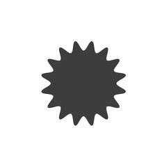 Star price tag or quality mark icon template color editable. Promo sale starburst or sticker of sunburst label symbol vector sign isolated on white background illustration for graphic and web design.