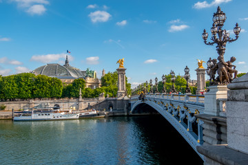 Bridge over the Seine and the Ships
