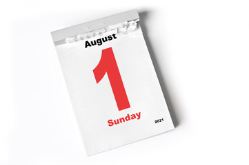 1. August 2021