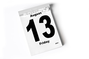 13. August 2021
