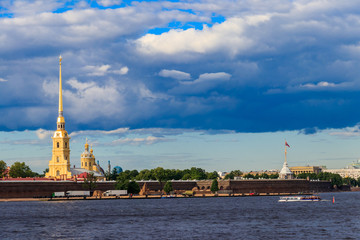 Peter and Paul fortress in St. Petersburg, Russia