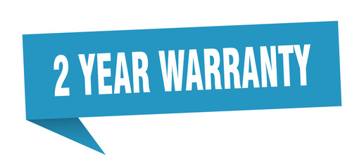 2 year warranty
