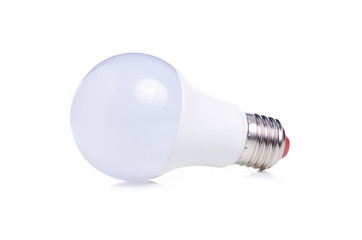 LED lamp light on a white background isolation