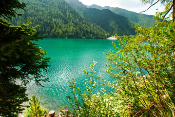 Lago di Neves (1860 m), Ahrntal, Valle Aurina, Trentino Alto Adige, Valle dei Molini, Bolzano,...