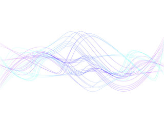 EPS 10 vector. Futuristic colorful background. Backdrop with lines and waves.