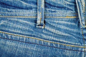 Blue jeans texture background