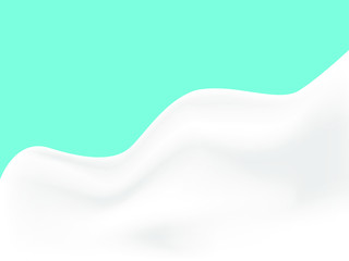 EPS 10 vector. Realistic milk or yogurt background made with gradient mesh.