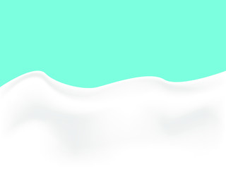 EPS 10 vector. Realistic milk or yogurt background made with gradient mesh.