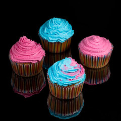 Sweet Little Things from sugar, cream and chocolate