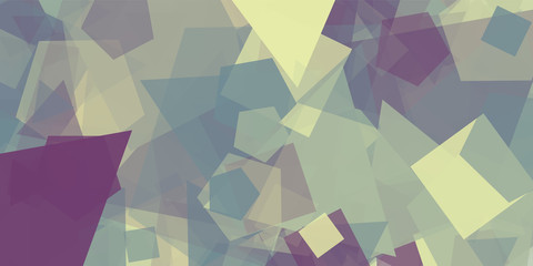 Abstract Generative Art color distributed polygons background illustration