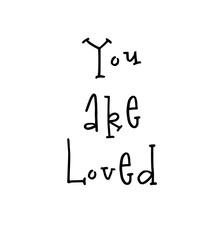 Motivational poster with lettering quote