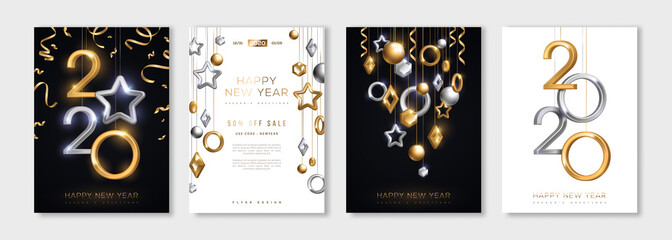 Christmas and New Year posters