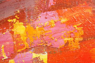 Artists oil paints multicolored closeup abstract background