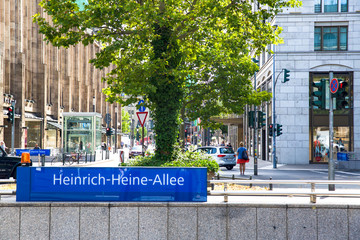 Heinrich-Heine-Allee in Düsseldorf