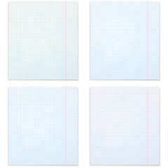 Vector Exercise Book Sheets