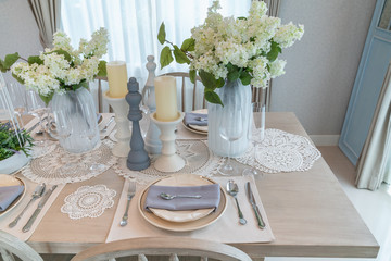 modern dining room