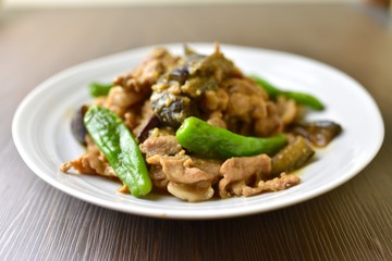 豚と茄子の味噌炒め