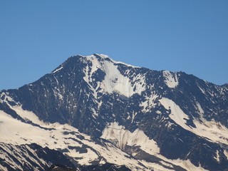 The Alps during a sunny summer day in Val Bognanco, near the town of Domodossola, Italy - June 2019.