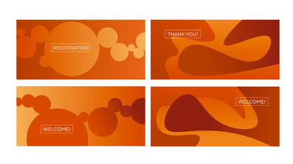 Abstract natural liquid shapes composition