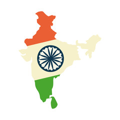 indian happy independence day vector ilustration