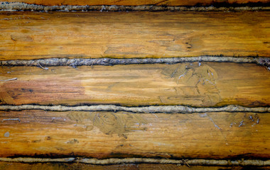 background image wooden logs, vignetting
