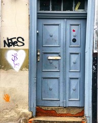 Blue door