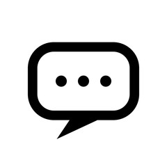 Speech bubble icon