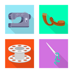 Vector illustration of craft and handcraft icon. Collection of craft and industry stock symbol for web.