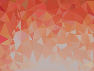 Abstract multicolor orange son background. Vector polygonal design illustrator