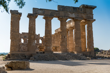 Temple of Selinunte in Sicily