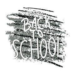 Back to school note on grunge background.