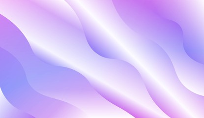 Blurred Decorative Design In Modern Style With Wave, Curve Lines. For Elegant Pattern Cover Book. Vector Illustration with Color Gradient.