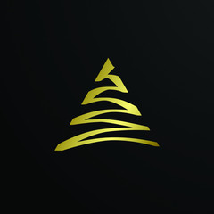 Obraz premium triangle logo icon
