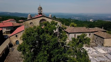 AERIAL VIEW OF SANTA MARIÑA CHURCH (ALLARIZ)