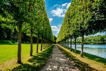 Villarceaux, France. The Villarceaux estate is located in Chaussy, Val-d'Oise. The Low Castle, the one presented, is the oldest 13th century.