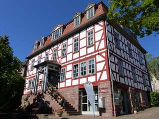 Fachwerk-Rathaus in Bad Zwesten / Hessen