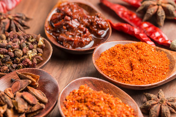 Pepper, pepper, aniseed and other spices