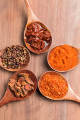 Pepper, pepper, aniseed and other spices