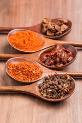 Pepper, pepper, aniseed and other spices