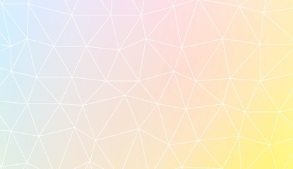 Low poly layout. For your idea, presentation, smart design Vector illustration. Creative gradient color.