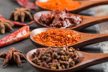 Pepper, pepper, aniseed and other spices