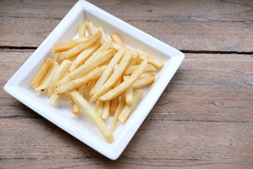 french fries on plate