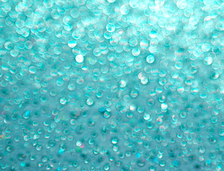 Water drops on blue background