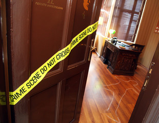 Crime scene do not cross