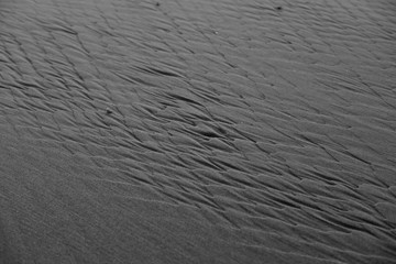 Abstract pattern on sand beach
