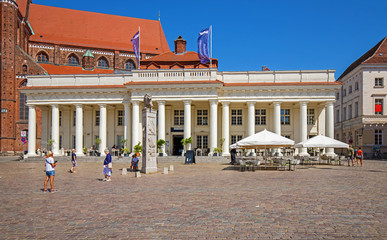 Schwerin Marktplatz Rathaus