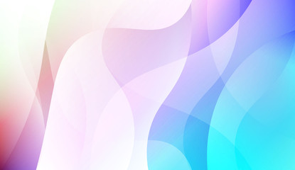 Curve Line and Wave Layer Background. For Cover Page, Landing Page, Banner. Colorful Vector Illustration.